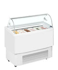 Vitrină ventilată de înghețată la cupă ISA FIJI 6, 1214 × 630 mm