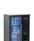 Frigider bar orizontal (back bar) premium Serrco by Tefcold SCL-2GMU+, 124 l