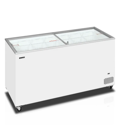 Ladă congelare pentru înghețată cu capace de sticlă Tefcold IC501SC, 430 l