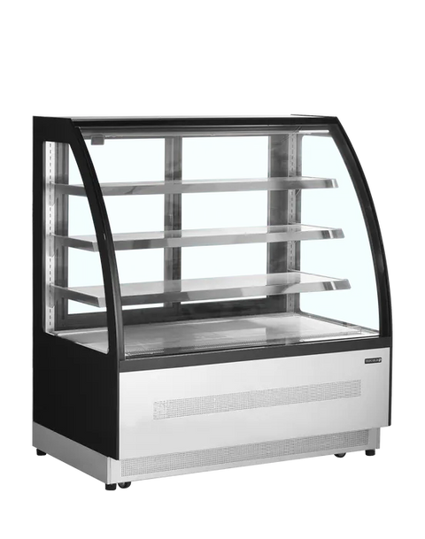 Vitrină frigorifică orizontală (tejghea) Tefcold LPD1200C/BLACK, 218 l