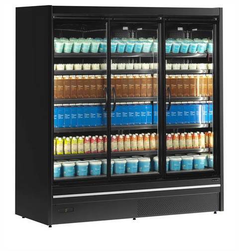 Vitrină frigorifică deschisă (multideck) de supermarket Tefcold MDCB1875HB, 1643 l