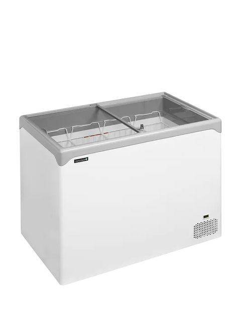 Ladă congelare pentru înghețată cu capace de sticlă Tefcold NIC301SC, 218 l