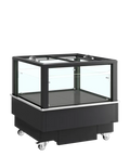 Vitrină frigorifică de impuls refrigerare / congelare Tefcold EIB-D1010-B1, neagră, 213 l
