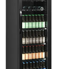 Frigider băuturi Tefcold CEV425CP BLACK, negru, 219 l
