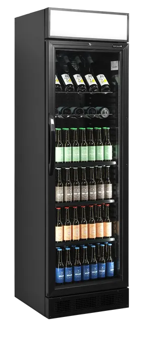Frigider băuturi Tefcold CEV425CP BLACK, negru, 219 l