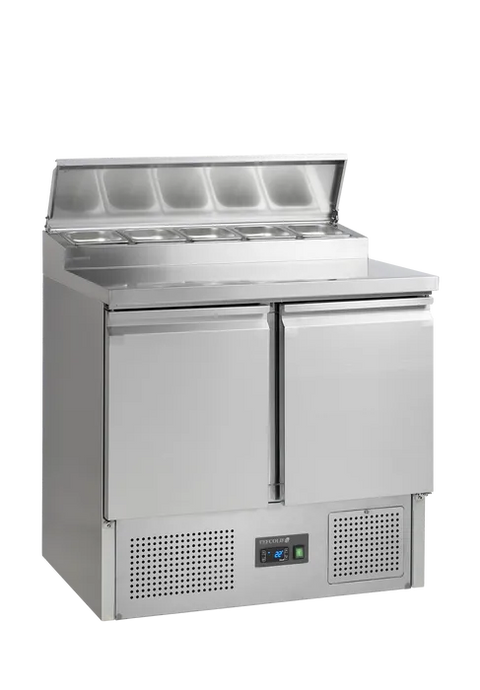 Masă frigorifică pentru sandviciuri GN 1/1 Tefcold SS920, 201 l