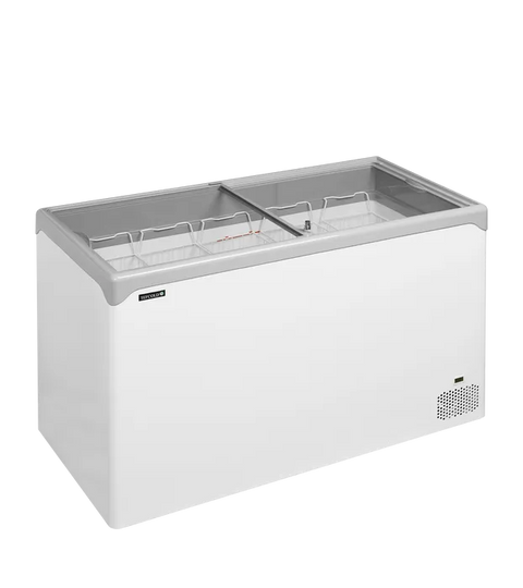 Ladă congelare pentru înghețată cu capace de sticlă Tefcold NIC402SC, 298 l