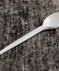 Lingură eco compostabilă, albă, set 100 bucăți