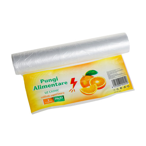 Rola pungi uz casnic, plastic