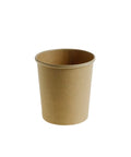 Bol carton Kraft 16oz, ambalaj take-away, set 25 bucăți
