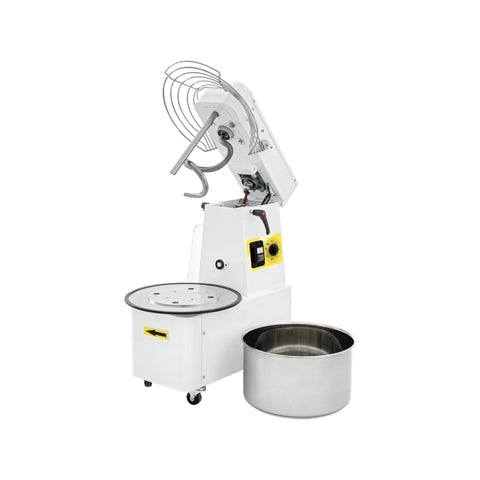 Malaxor aluat 35kg-41litri, cuvă detașabilă și cap rabatabil, trifazat-2 viteze, Astra Trifase 40 2V