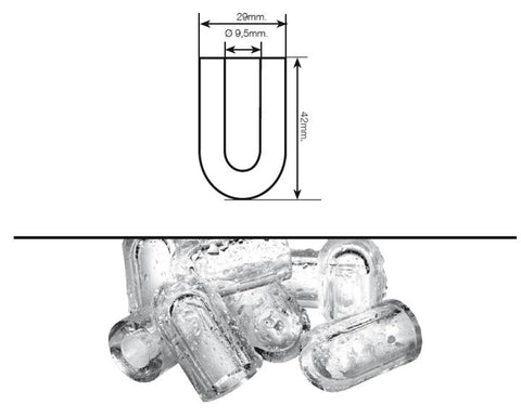 Mașină cuburi de gheață, producție 31kg/24h, Seria PS, ICETECH