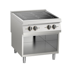 Mașină de gătit electrică cu 4 plite inducție completă, pe suport deschis, Linia 900, Silko