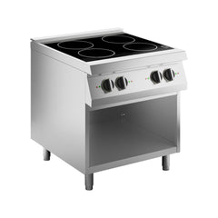 Mașină de gătit electrică cu 4 plite inducție, pe suport deschis, Linia 900, Silko
