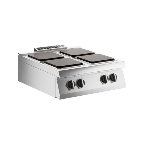Mașină de gătit electrică de banc, 4 arzătoare, Linia 900, Silko