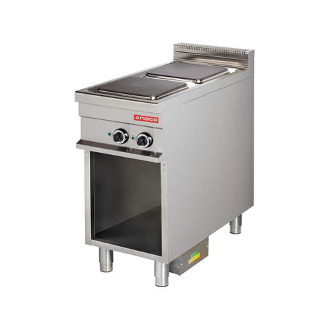 Mașină de gătit electrică pe suport deschis, 2 plite, Linia 900, Arisco