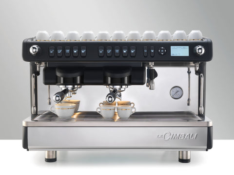 Compact espresso machine with 2 groups, Thermo Drive system, M26, La Cimbali