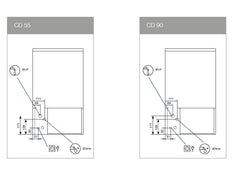 Mașină fulgi de gheață, producție 94kg/24h, Seria CD, ICETECH