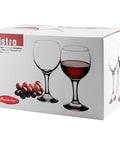 Pahar vin Pasabahce Bistro, 225 ml, sticlă transparentă, set 6 bucăți