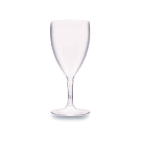 Premium reusable plastic wine glass