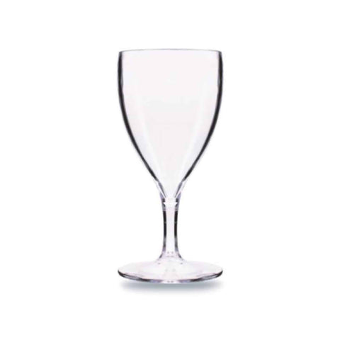 Premium reusable plastic wine glass