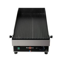 Platou grătar adânc electric, striat, 340x640mm, GECIL2, Krampouz