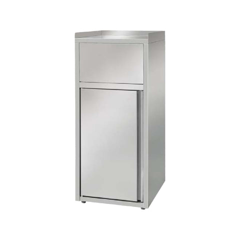 Stainless steel waste bin, Bonner
