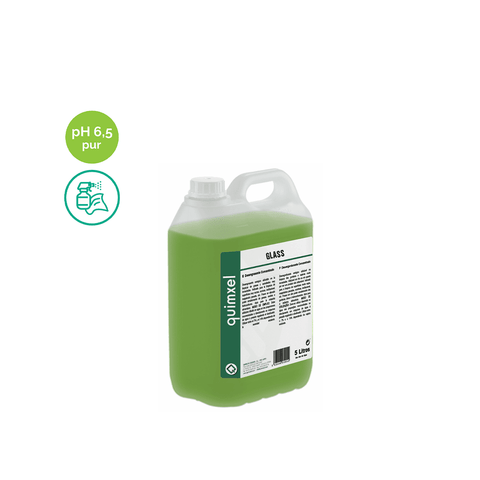 Detergent profesional multifunctional pentru geamuri si suprafete vitrate in HORECA, recipient 5 litri.