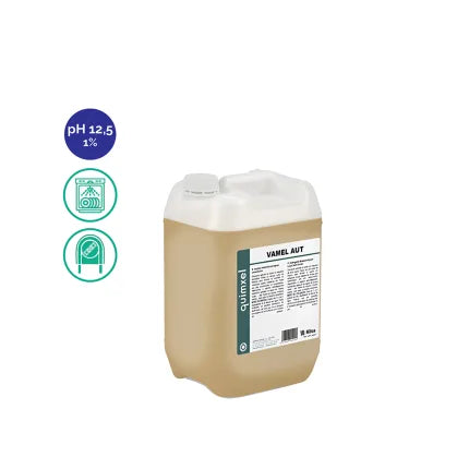 Detergent profesional pentru masini de spalat vase automate, optimizat pentru apa dura in HORECA, 5 litri.