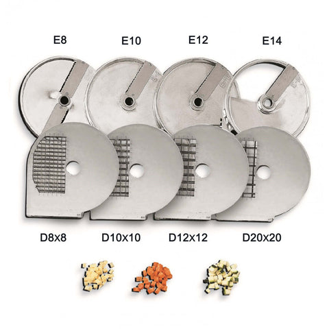 Vegetable processor with discs included, single-phase power supply, Elite, Fama