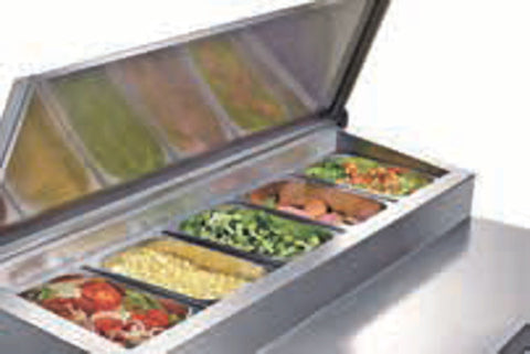 Saladetă cu 3 uși, agregat lateral și GN exterior, lățime 70cm, GMSH3000/700, Bonner