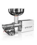 Presă electrică pentru roșii Fabio Leonardi SP3, completă cu motor MR8 0,37 kW, 250–300 kg/h, carcasă vopsită