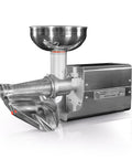 Presă electrică pentru roșii Fabio Leonardi SP5, completă cu motor MR7 0,75 kW, 300–400 kg/h, carcasă inox