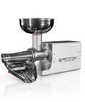 Presă electrică pentru roșii Fabio Leonardi SP5, completă cu motor MR7 0,75 kW, 300–400 kg/h, carcasă vopsită
