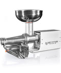 Presă electrică pentru roșii Fabio Leonardi SP5, completă cu motor MR8 0,37 kW, 300–400 kg/h, carcasă vopsită