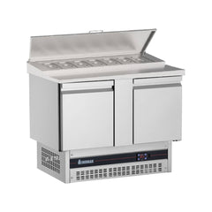 Saladetă cu 2 uși, agregat jos și GN exterior, BPZP7300, Inomak