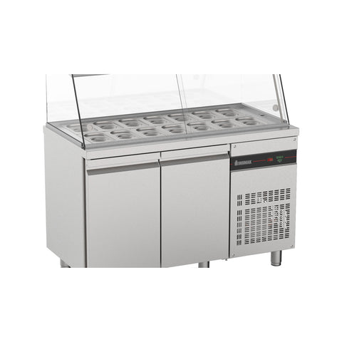 2-türiger Salatschrank, Seitenschrank und Vitrine, ZQFP99, Inomak