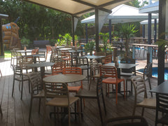 Scaun alb Costa Bistrot