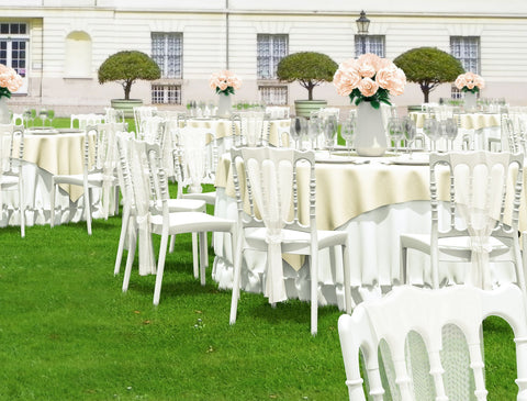 White Napoleon chair