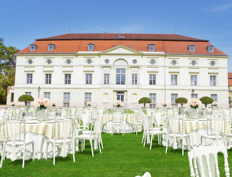 White Napoleon chair