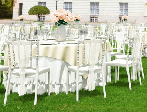 White Napoleon chair