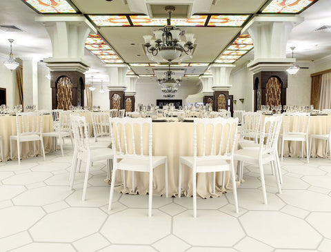 White Napoleon chair