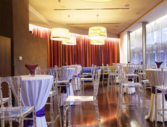 Scaun înalt transparent Opera Bar 75