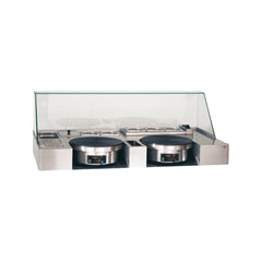 Sistem pentru 2 plite clătite cu bain-marie și vitrină, PTEB2A01, Krampouz