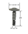 Șurub autoperforant metalic 4.2x19mm pentru montaj și reparații echipamente HORECA.