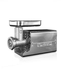 Mașină de tocat carne electrică Fabio Leonardi TC32 Short, completă cu motor MR6 1,5 CP, carcasă inox