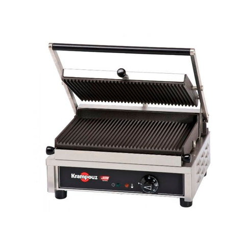 Tostieră 350x230mm cu plăci striate, GECID4AO, Krampouz