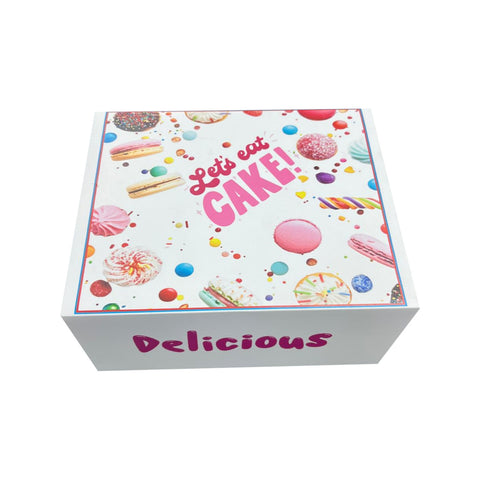 Cardboard box for cakes