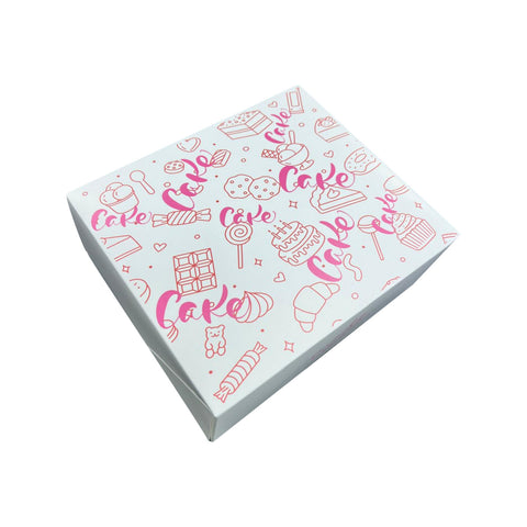 Cardboard box for cakes