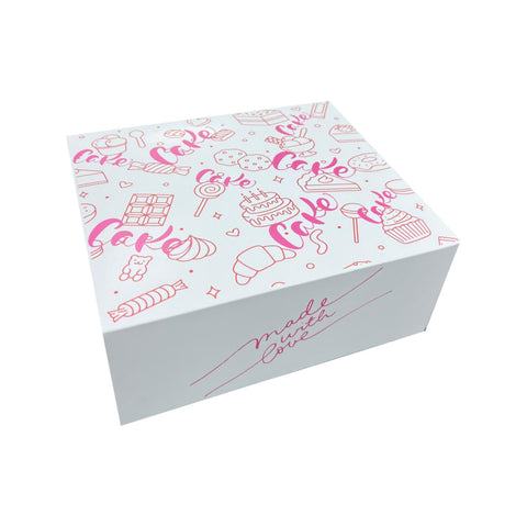 Cardboard box for cakes